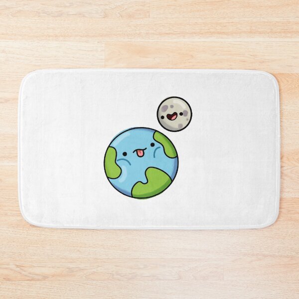 Item preview, Kawaii Earth and Moon designed and sold by kawaiilife.