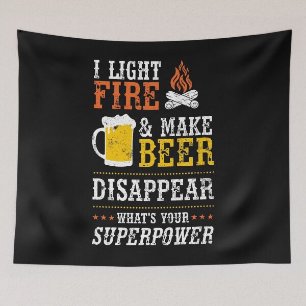Item preview, I Light Fires & Make Beer Disappear - Funny Camping designed and sold by findgreatshirts.