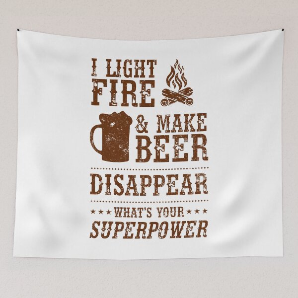 Item preview, I Light Fires & Make Beer Disappear - Funny Camping designed and sold by findgreatshirts.