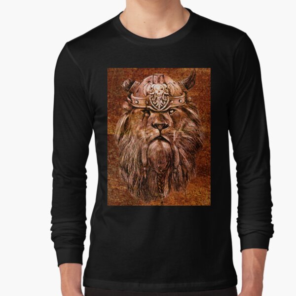 the Viking lion Art Board Print for Sale by nasersadat