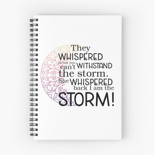 Item preview, She whispered back I am the storm! designed and sold by faithfullyyours.