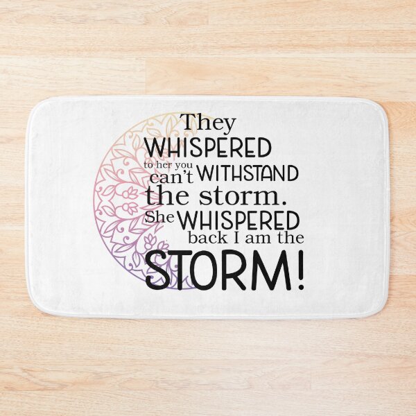Item preview, She whispered back I am the storm! designed and sold by faithfullyyours.