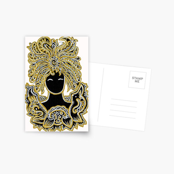 Untitled WHITE SMALL 10 Postcard