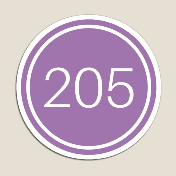 Item preview, 205 Sticker designed and sold by mariamtauh.
