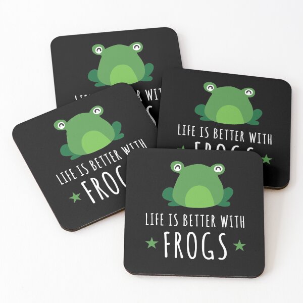 Item preview, Life Is Better With Frogs Quak Toad Amphibian designed and sold by MooonTees.