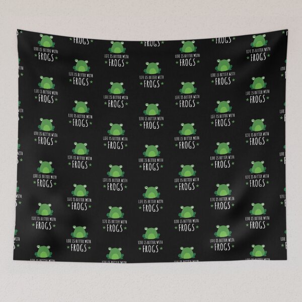 Item preview, Life Is Better With Frogs Quak Toad Amphibian designed and sold by MooonTees.