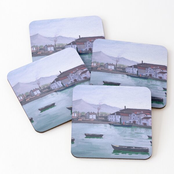 Item preview, Albert Marquet - Barques à Ciboure - Boats in Ciboure designed and sold by ArtExpression.