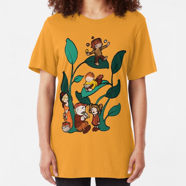 Funny Beanstalk 1 Slim Fit T-Shirt