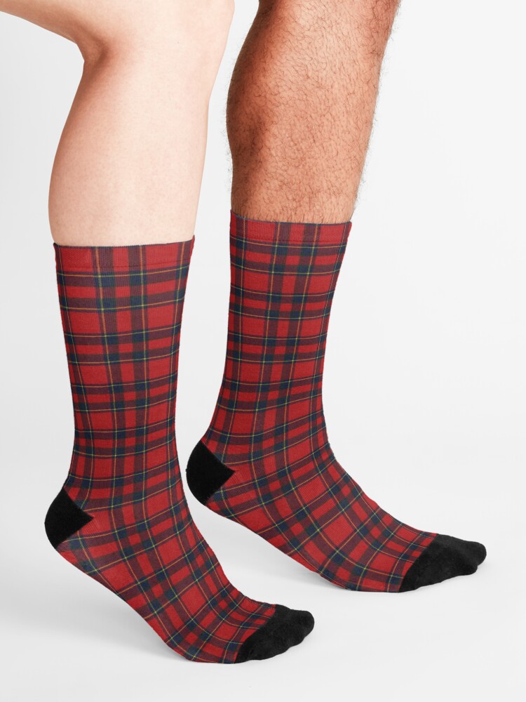 Alternate view of Invernness Modern Scottish Tartan Socks