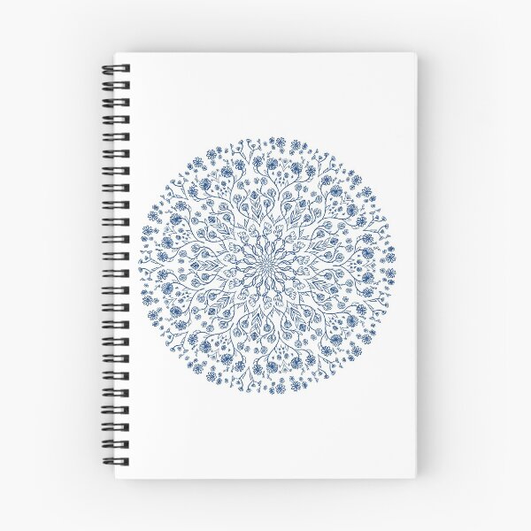 Item preview, Blue Floral Mandala Design designed and sold by mayoop.