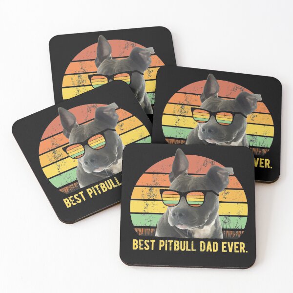 Item preview, Best Pitbull Dad Ever designed and sold by PrettyPittie Shop.