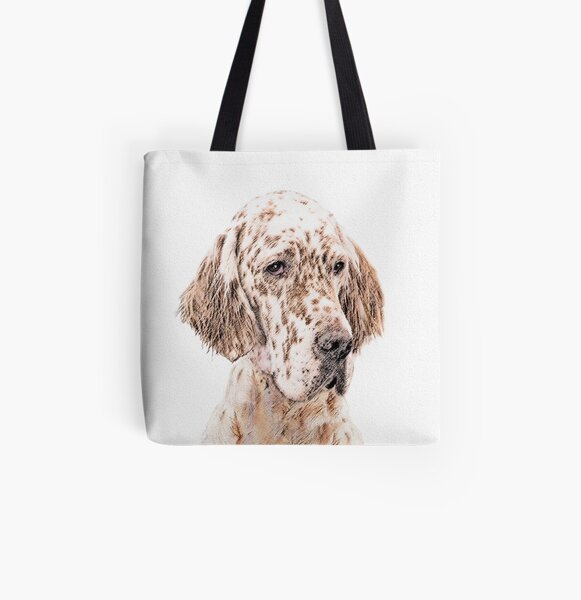 English Setter (Orange Belton) All Over Print Tote Bag