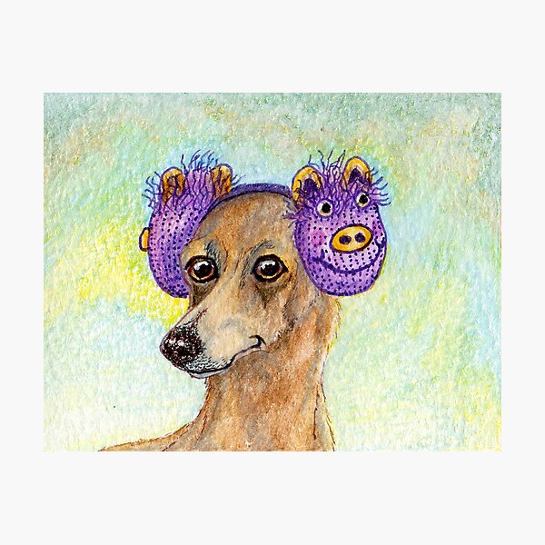 Item preview, She loved these cold, crisp mornings designed and sold by SusanAlisonArt.