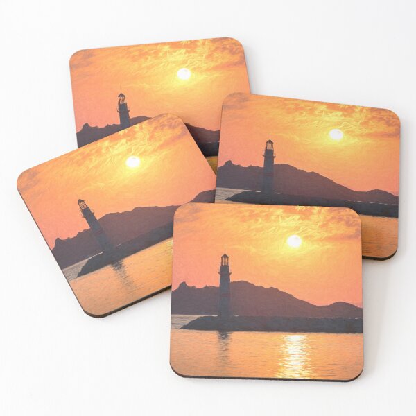 Item preview, Lighthouse Evening Art designed and sold by Londonimages.