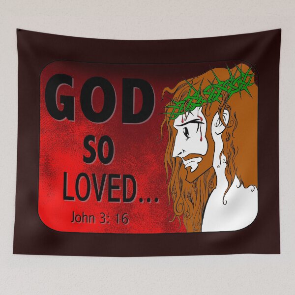 Item preview, God so Loved ... designed and sold by Frankie Doodles!.