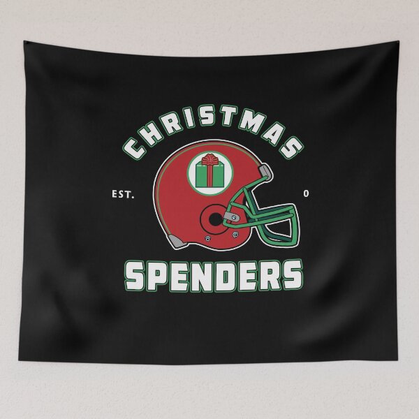 Item preview, Christmas Football Helmet Gift Spenders Team designed and sold by twHistory.