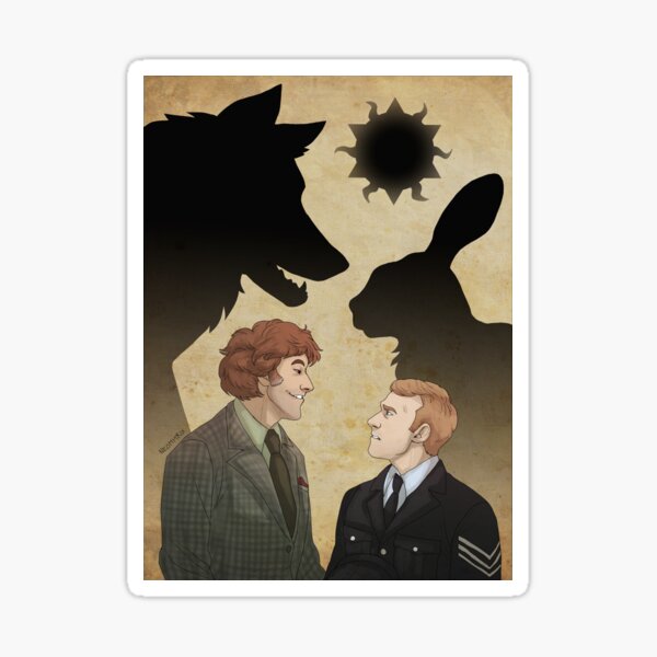 The Wicker Man - Howie and Lord Summerisle Sticker