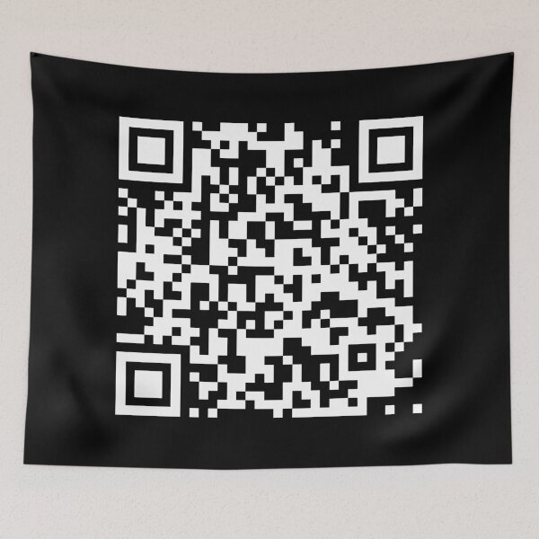 Item preview, Rick Roll QR Code Meme designed and sold by KoolMoDee.