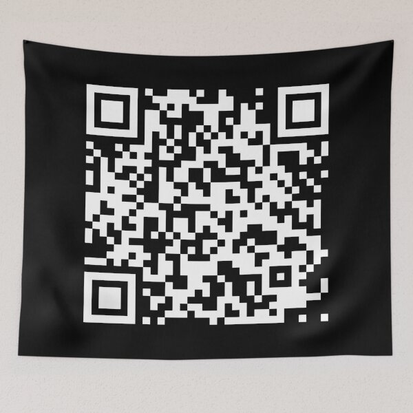Item preview, Rick Roll QR Code Meme designed and sold by KoolMoDee.