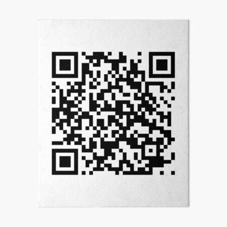 Rick Roll GIF QR Code - Rick Roll - Magnet