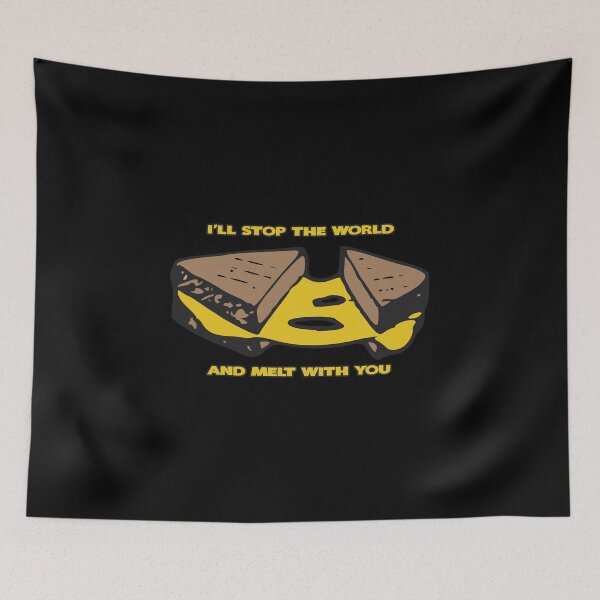 Item preview, Pararé el mundo y me derretiré contigo Sandwich de queso a la parrilla designed and sold by KoolMoDee.