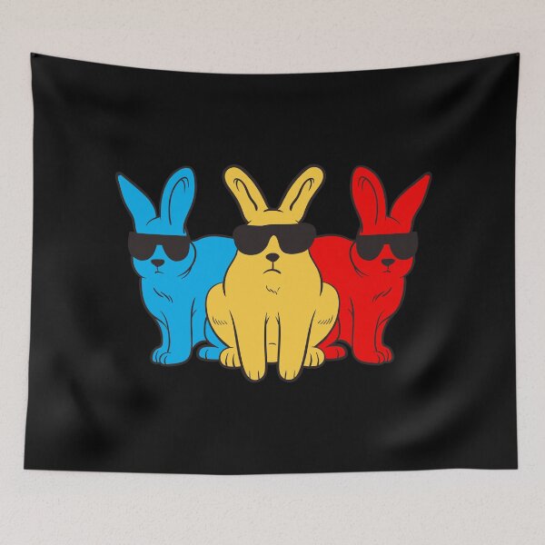 Item preview, Hip Hop Trio Bunnies Shades Funny Hipster Easter designed and sold by haselshirt.