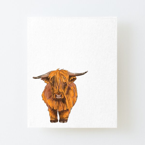 Heilan Coo Canvas Mounted Print