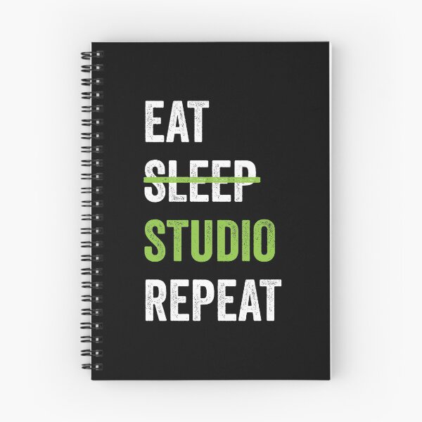 Item preview, Eat Sleep Studio Repeat Abstract Art Gift Idea designed and sold by haselshirt.