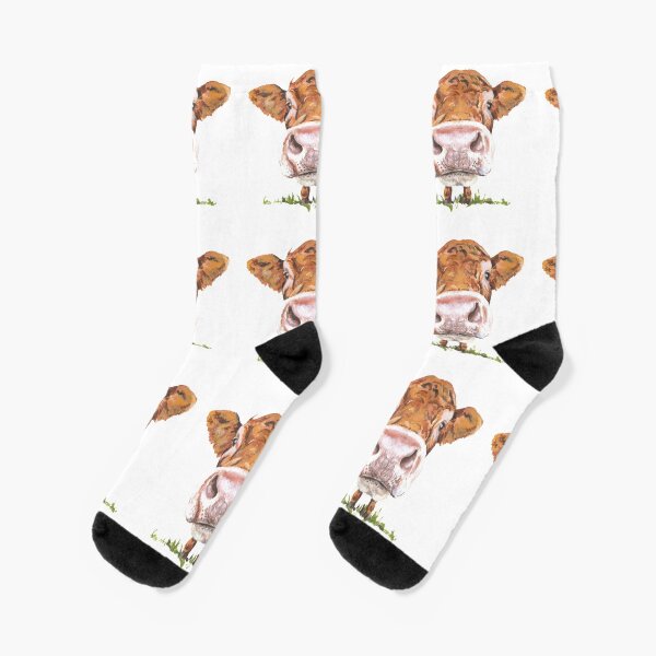 Cute Cow Socks