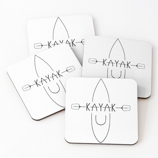 Item preview, Kayak - línea negra designed and sold by ShorelineSally.