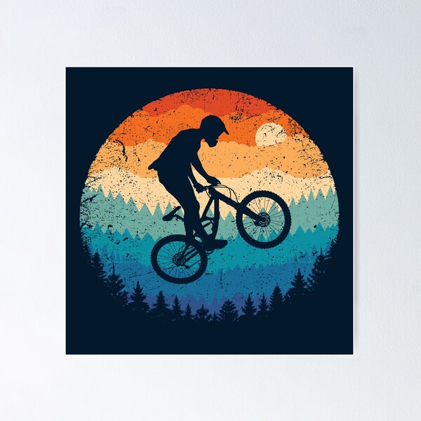 Item preview, Mountain Biking Retro designed and sold by TigerTom Design.