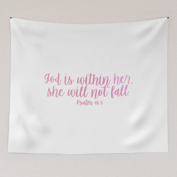 Item preview, SHE WILL NOT FALL (PINK) designed and sold by christikdesigns.