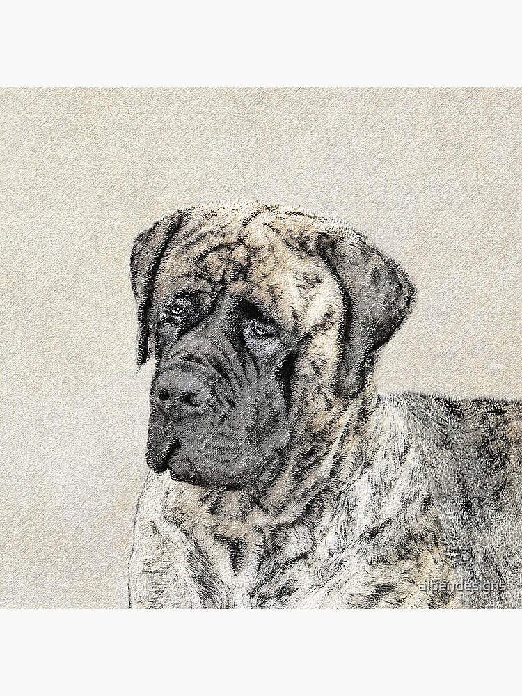 English Mastiff Pillow Cases - Set of 2 - Brindle English Mastiff Pillow Cases - Set of 2 - Brindle