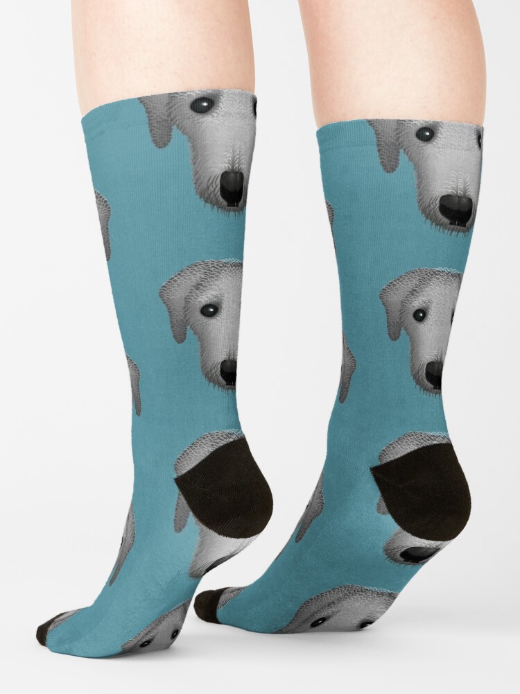 Alternate view of NDVH Bertie the Bedlington Socks