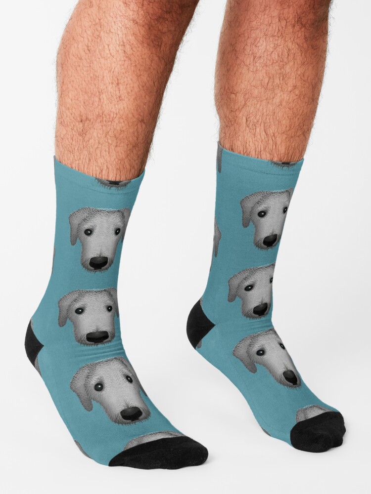 Alternate view of NDVH Bertie the Bedlington Socks