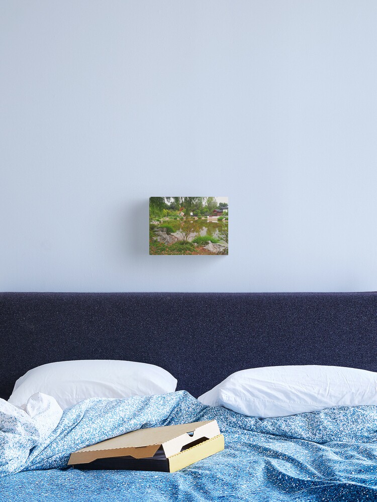 Thumbnail 1 of 3, Canvas Print, Chinese garden designed and sold by TalBright.