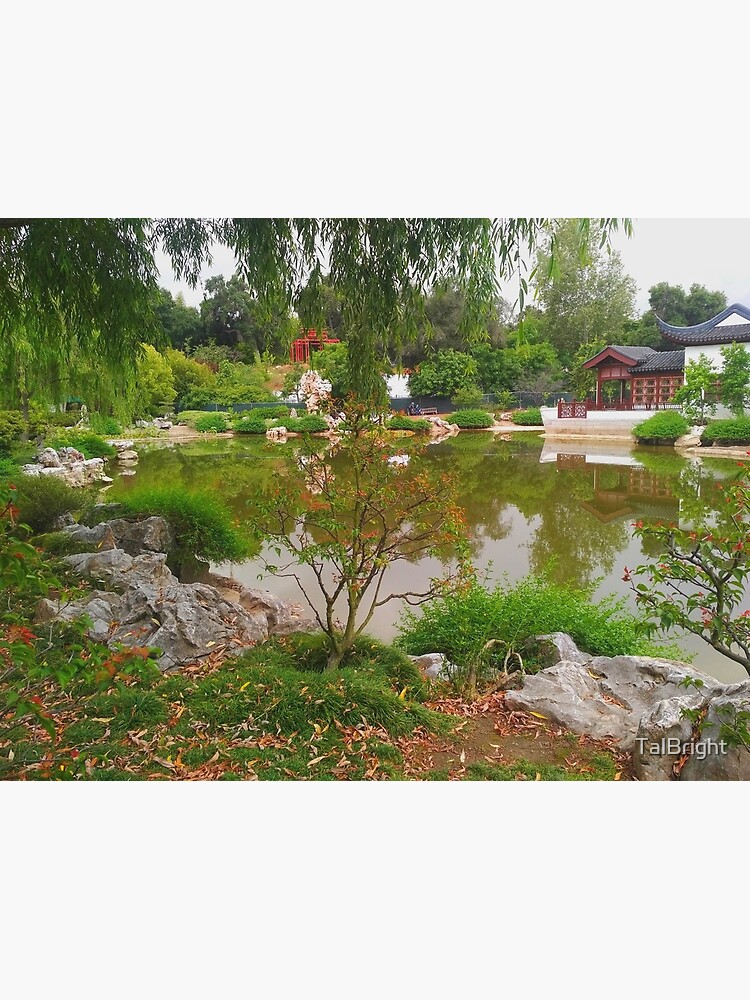 Thumbnail 3 of 3, Canvas Print, Chinese garden designed and sold by TalBright.