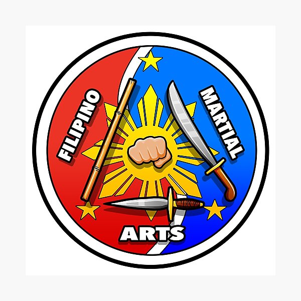 "Filipino Martial Arts Logo (YinYang style)" Photographic Print by