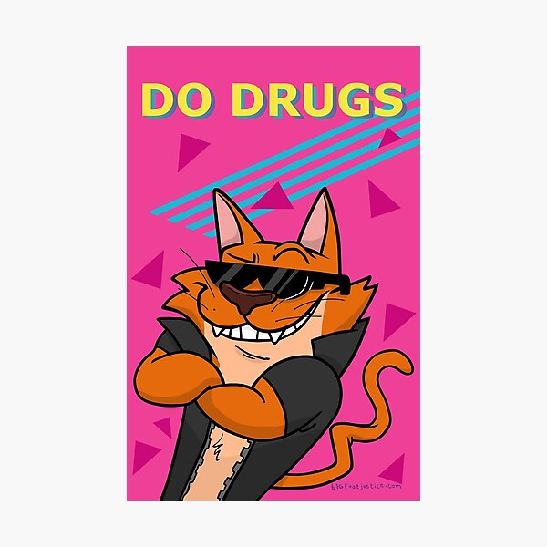 Dope Cat Photographic Print