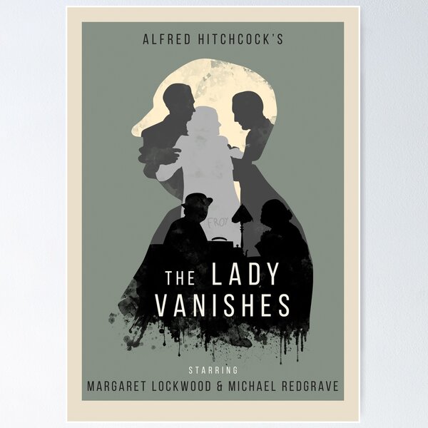Item preview, Alfred Hitchcock The Lady Vanishes designed and sold by MonoMagic.