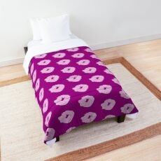 Pastellrosa Scrunchie Tagesdecke