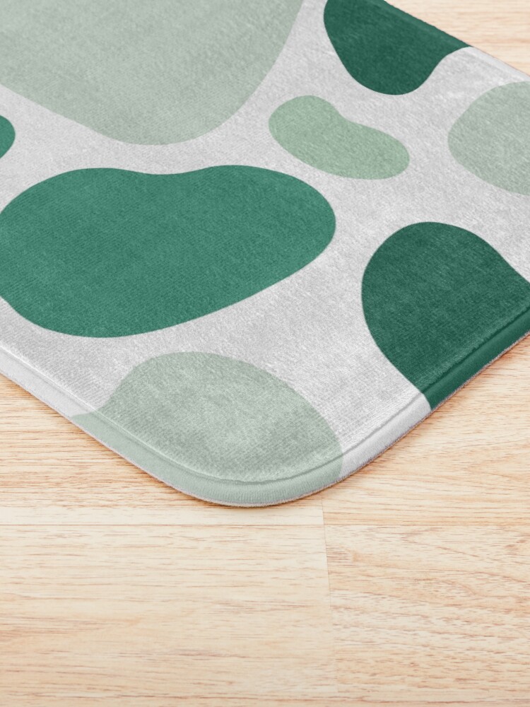 Alternate view of mint abstract Bath Mat