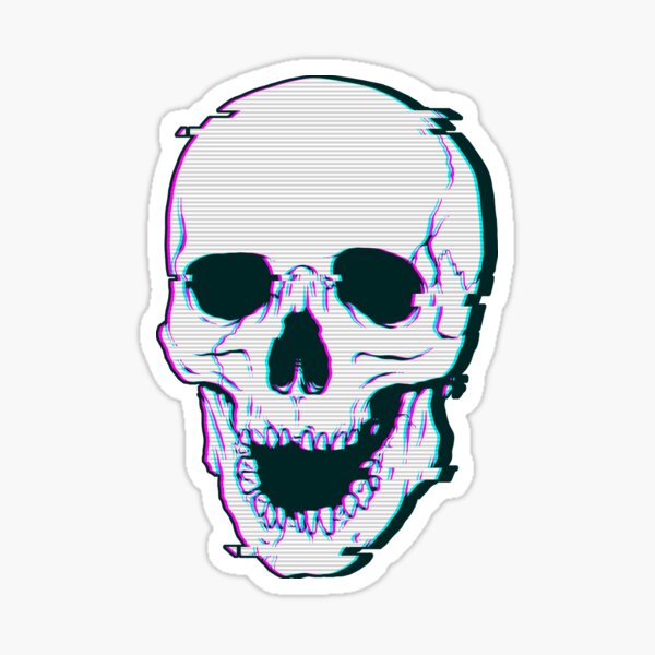 Glitch Stickers Redbubble Glitch Stickers Redbubble