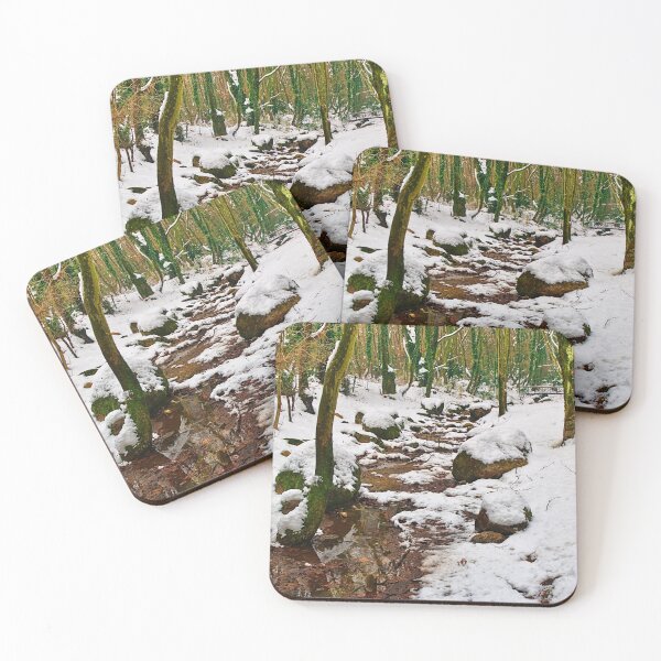 Item preview, A small creek in snow covered land, Naousa, Greece. designed and sold by Kostas Pavlis.