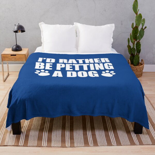 Item preview, I'd Rather Be Petting a Dog designed and sold by Epic Love Designs.