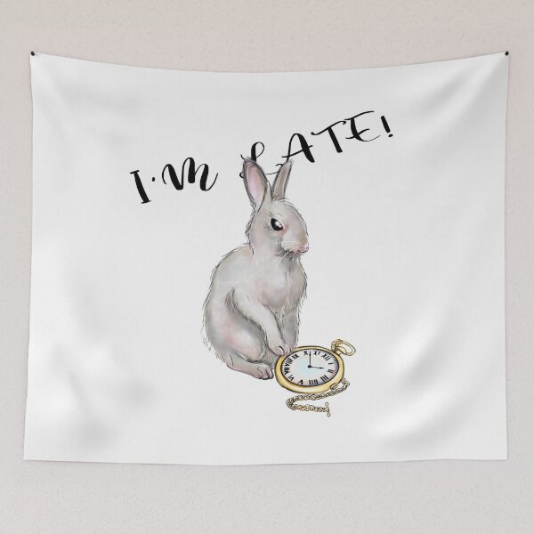 Item preview, I'm Late! designed and sold by theerraticmind.