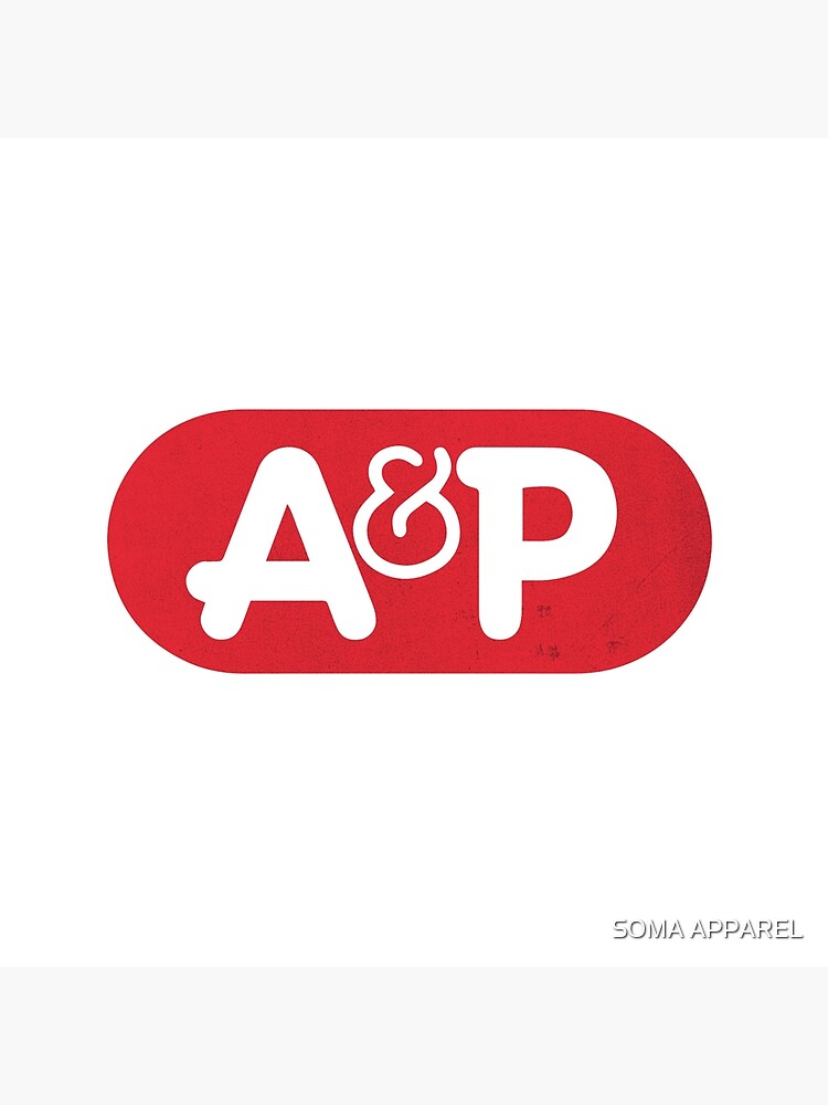 Vintage A&P Grocery Logo Art Board Print for Sale by SOMA APPAREL
