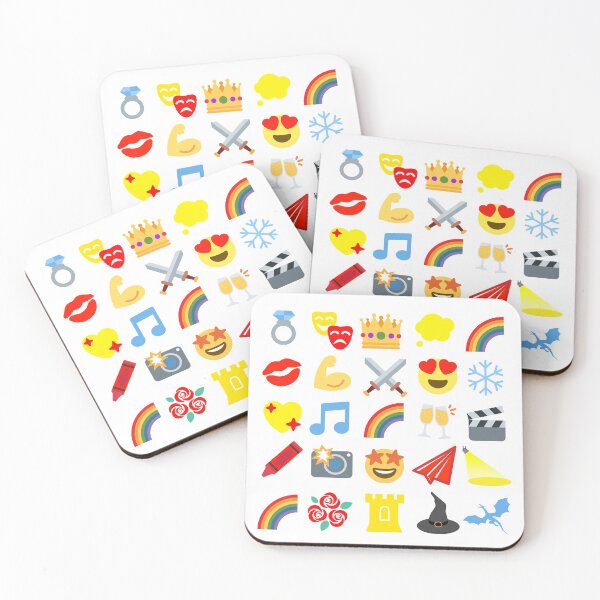 Item preview, Roman Sanders Emoji Print designed and sold by More-Than-Kin.