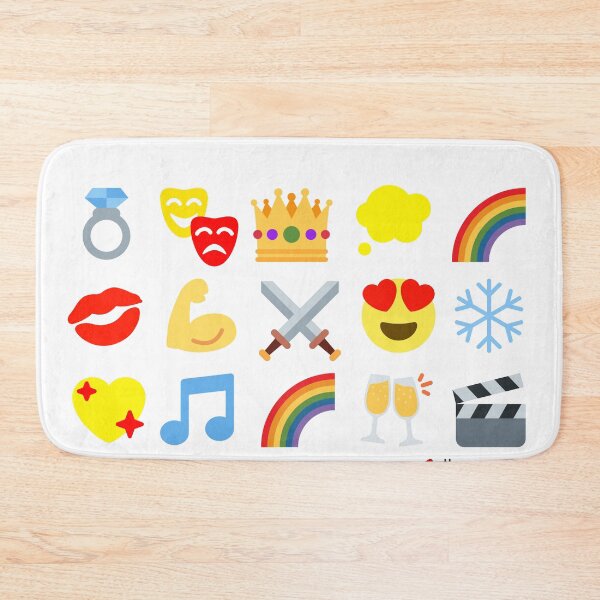 Item preview, Roman Sanders Emoji Print designed and sold by More-Than-Kin.