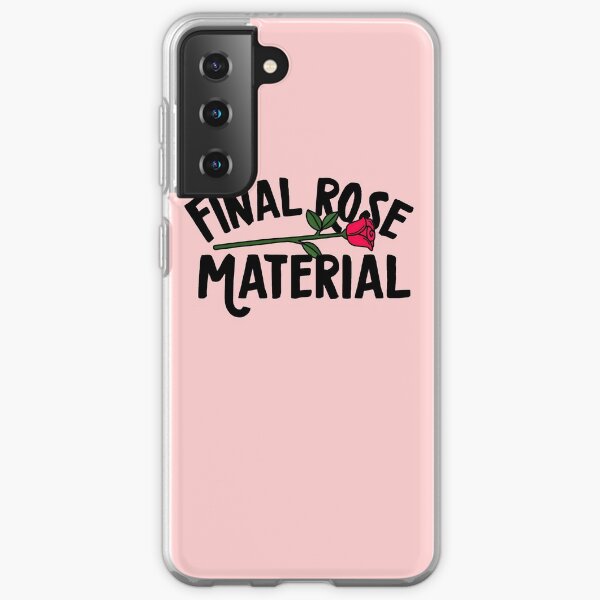 Final Rose Material Samsung Galaxy Soft Case